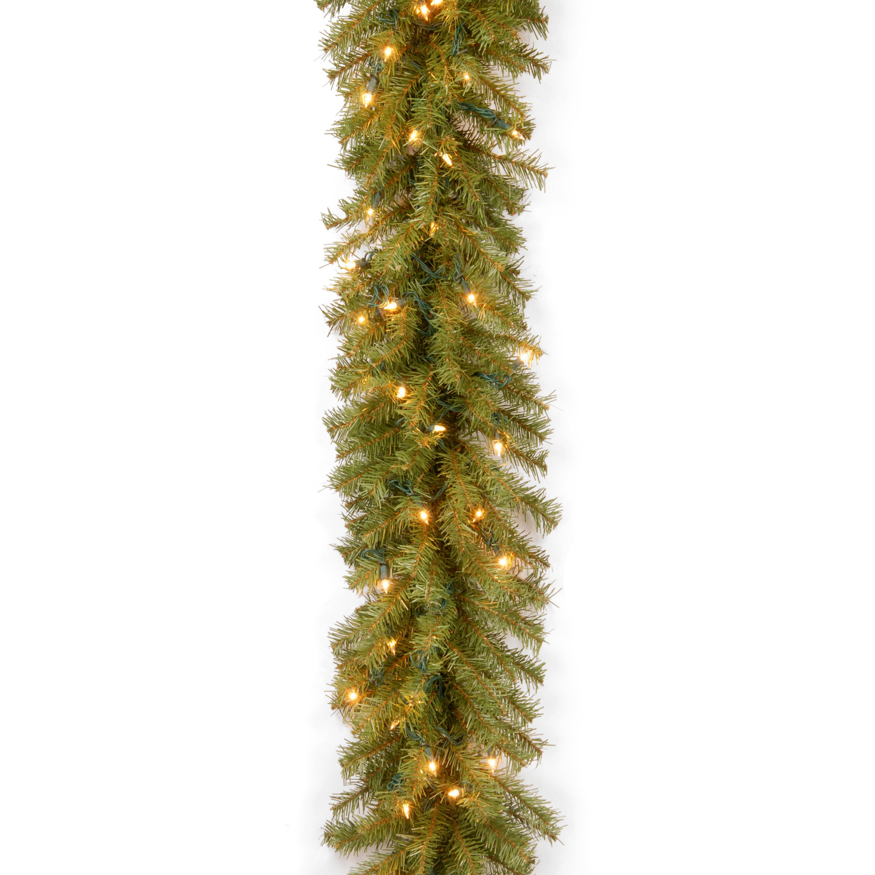 National Tree Company 9 ft. Norwood Fir Garland with Clear Light