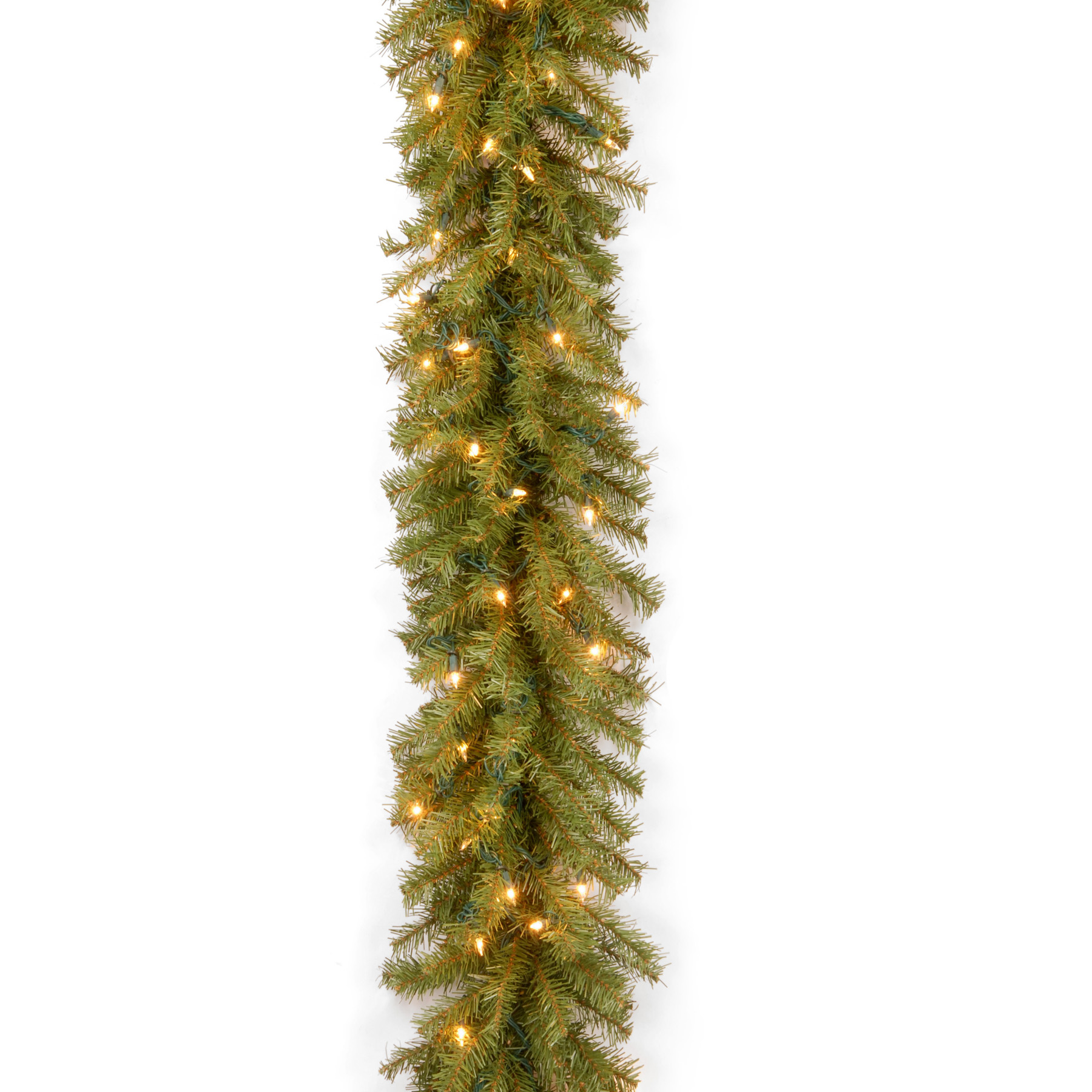 National Tree Company 9 ft. Norwood Fir Garland with Clear Lights
