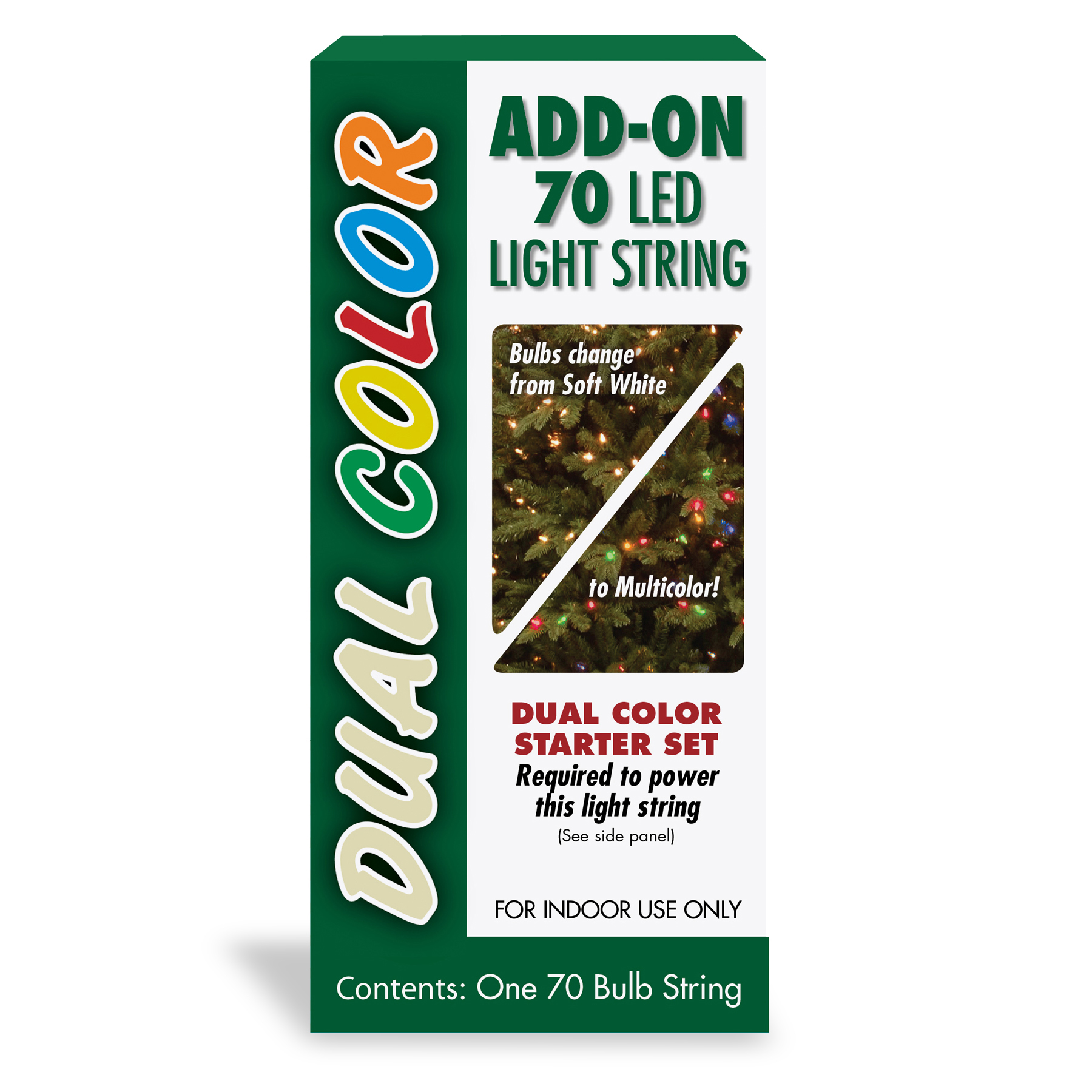National Tree Company 70 Bulb Dual Color LED Light String ADD ON SET