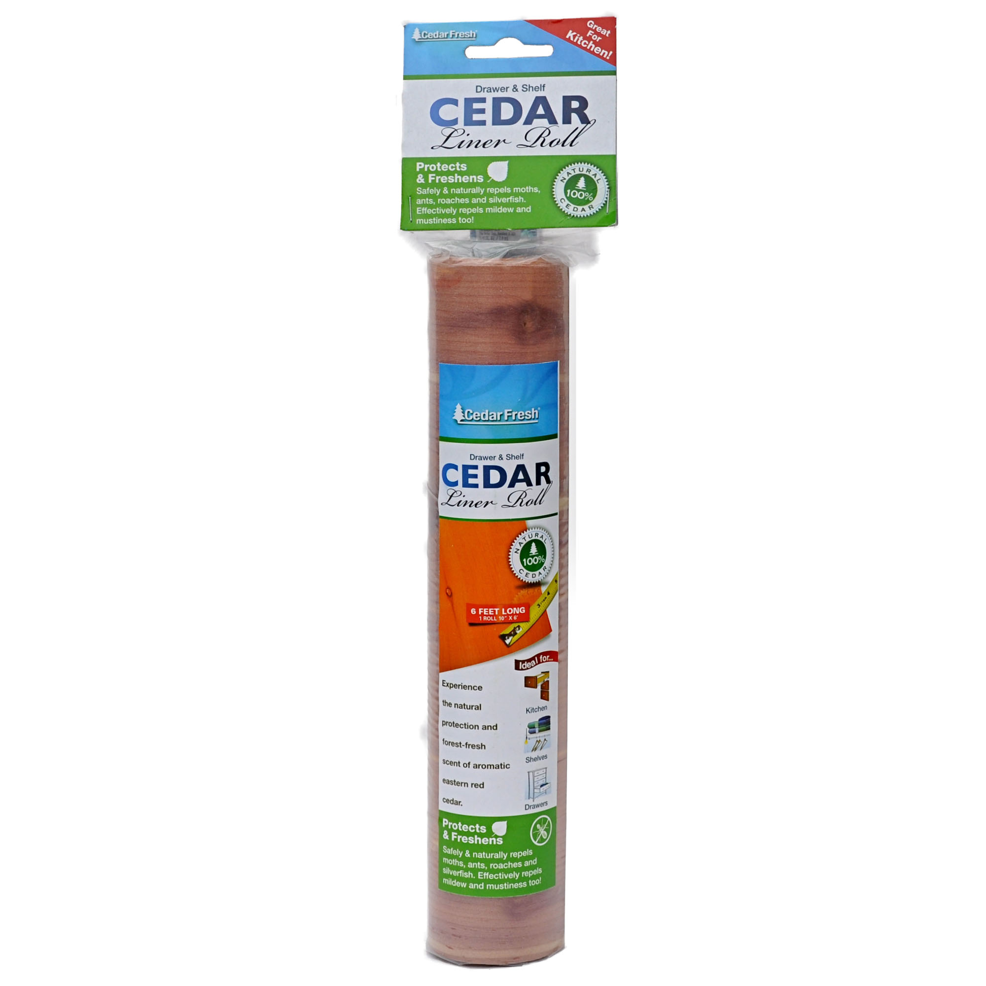 Household Essentials Cedar Liner Roll 10" x 6'
