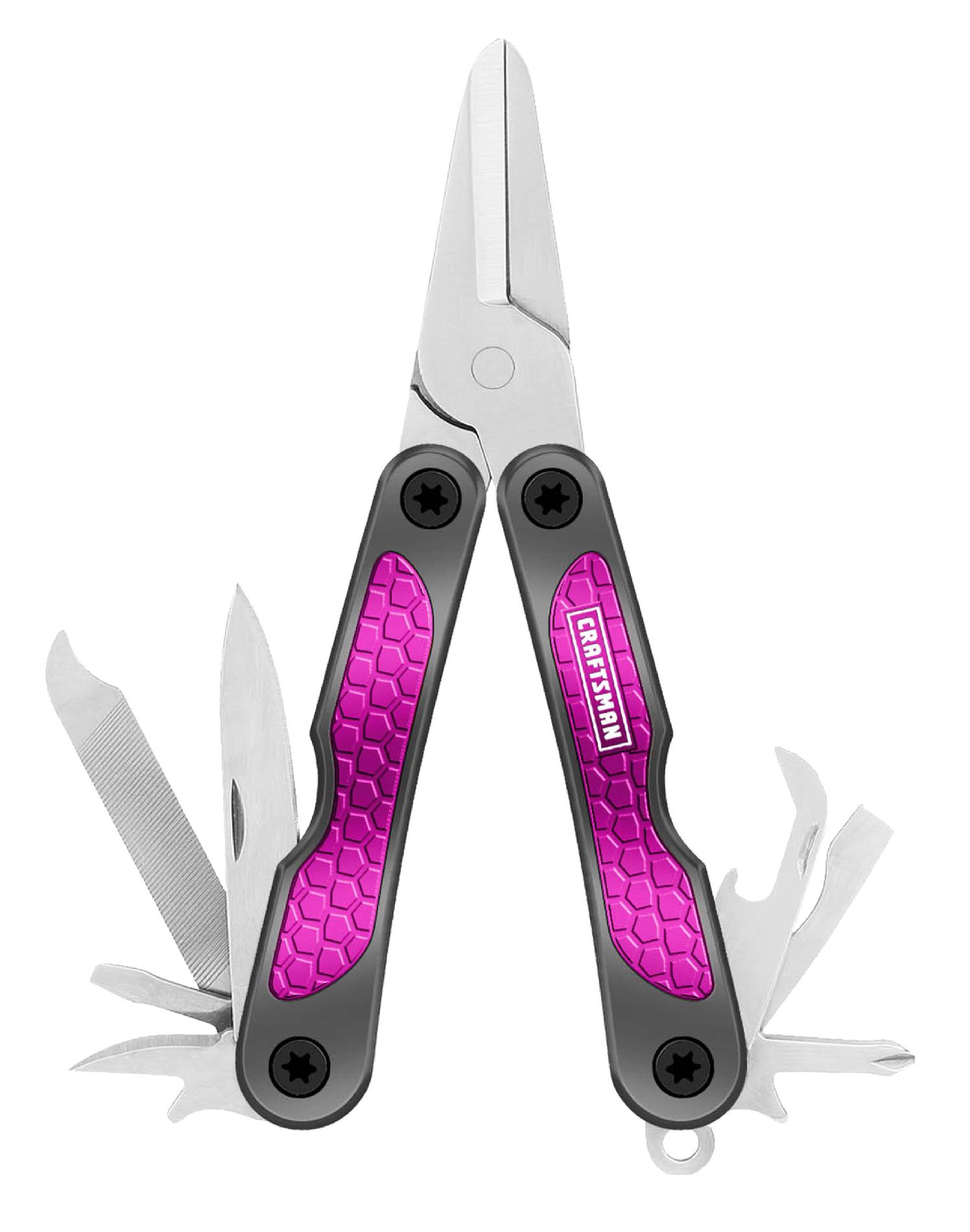 Craftsman 10in1 Mini Multi Tool Snips Pink Shop Your Way Online