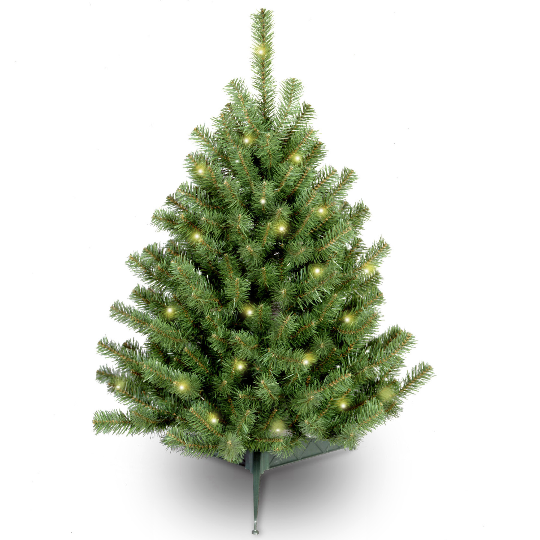 National Tree Company 3 ft. Eastern Spruce Tree with Clear Lights