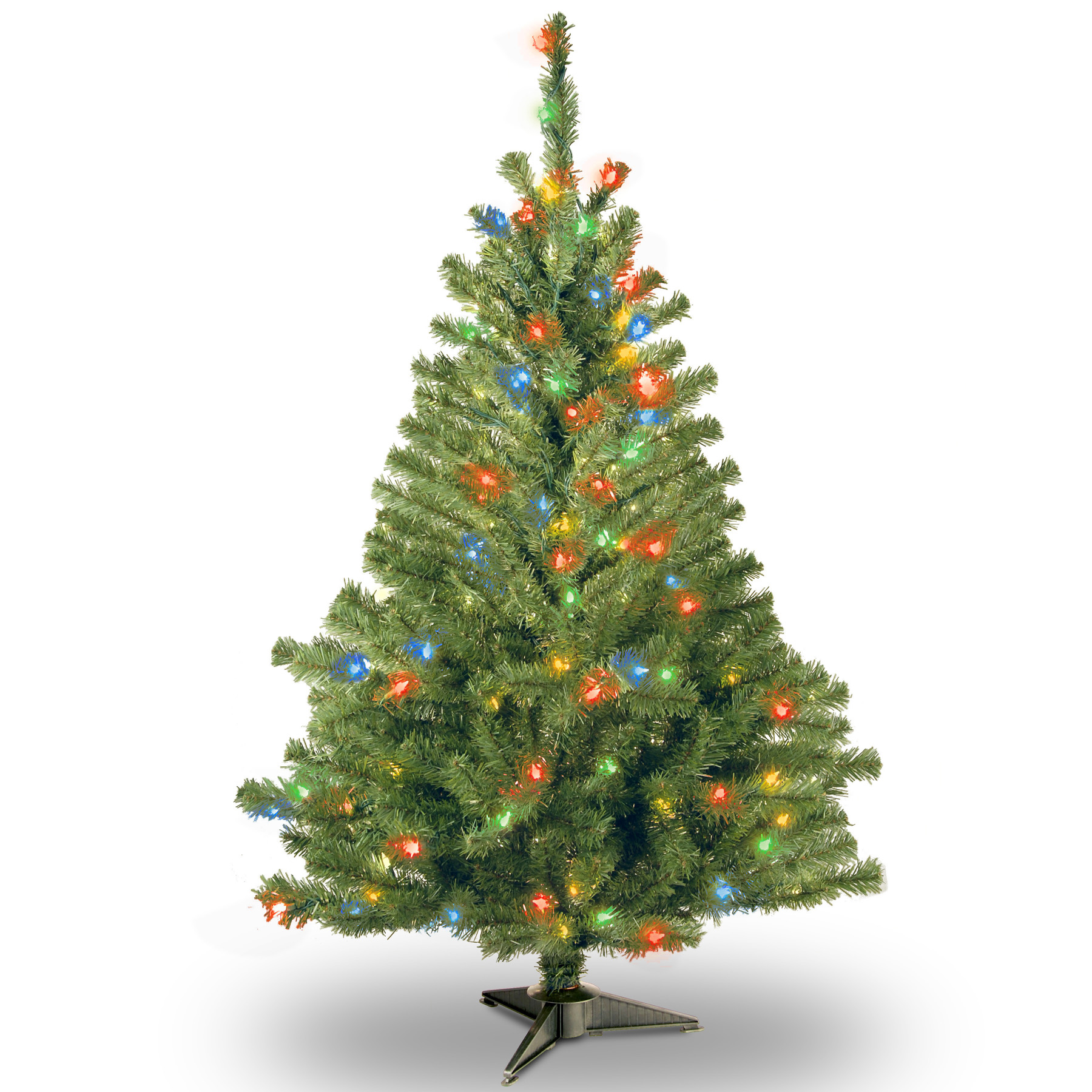 National Tree Company 4 ft. Kincaid Spruce Tree with Multicolor Lights