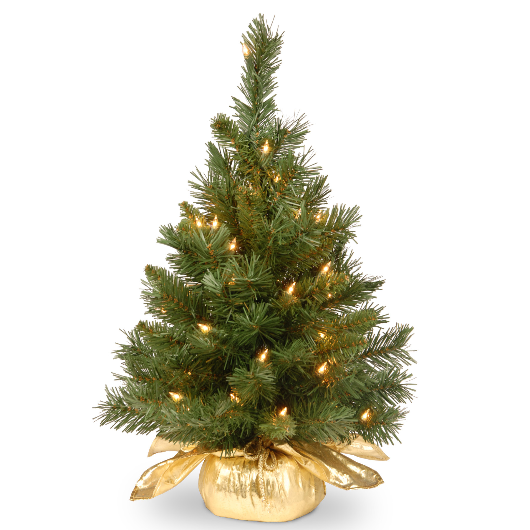 National Tree Company 24" Majestic Fir Tree with Clear lights