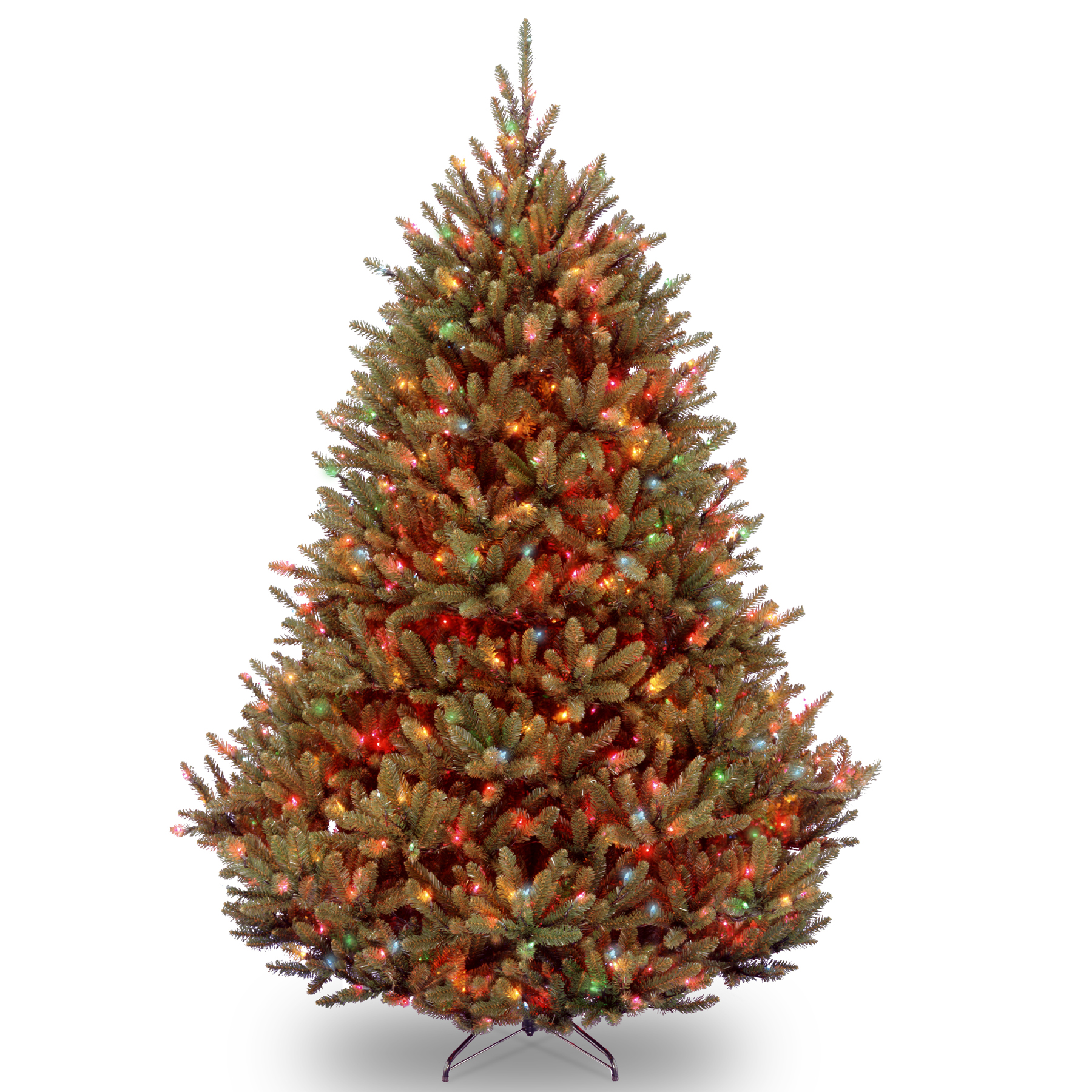 National Tree Company 7.5 ft. Natural Fraser Medium Fir Tree with Multicolor Lights