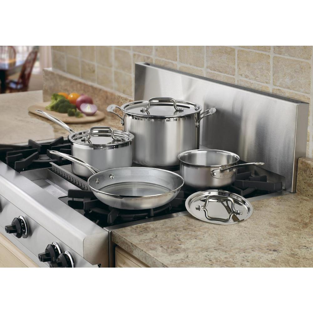 Cuisinart MultiClad Pro Triply Stainless 7-Piece Cookware Set