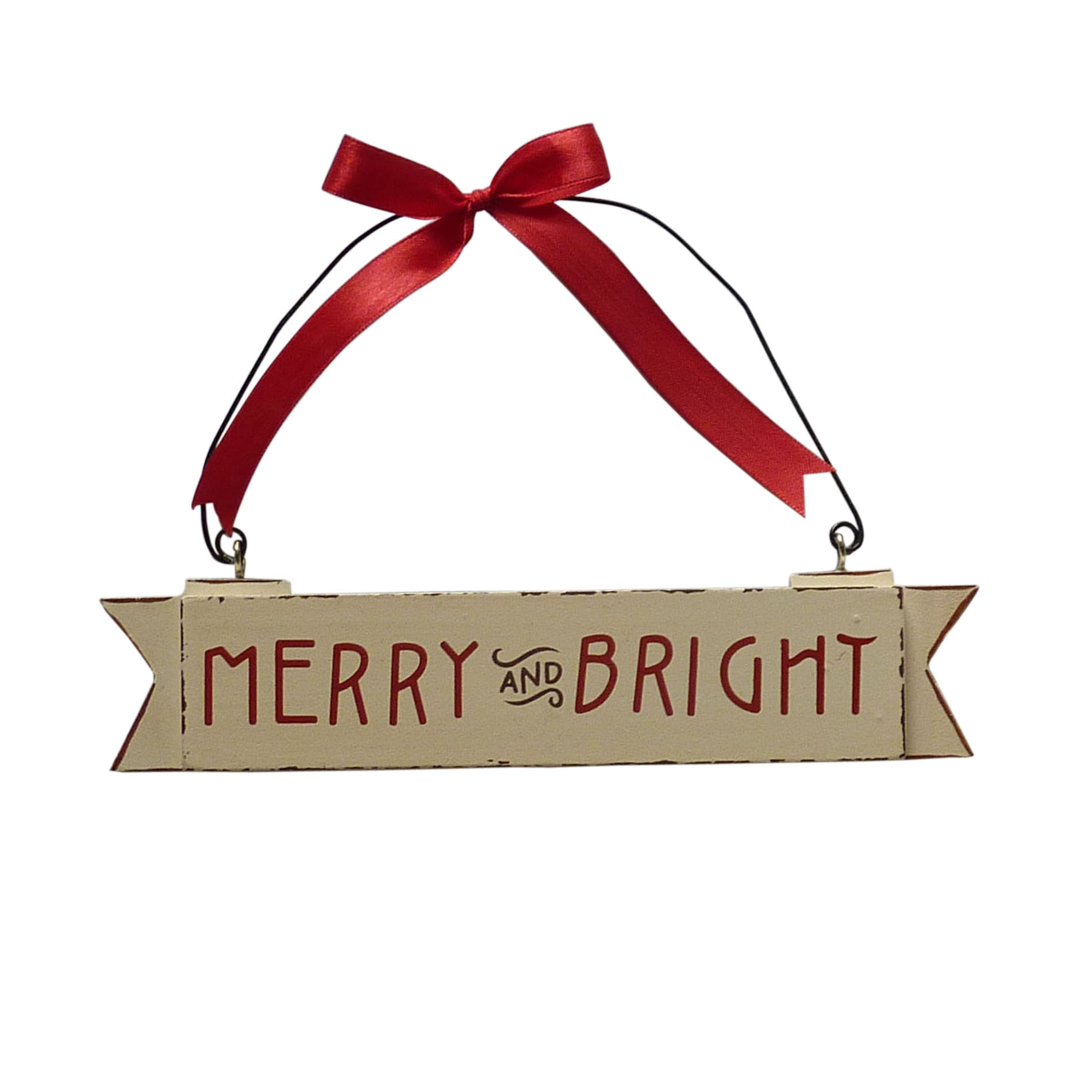 Donner & Blitzen Incorporated Merry and Bright Tree Ornament