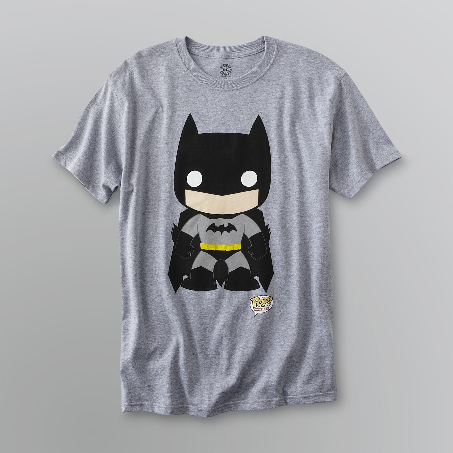 Pop Heroes Batman Young Men's Graphic T-Shirt