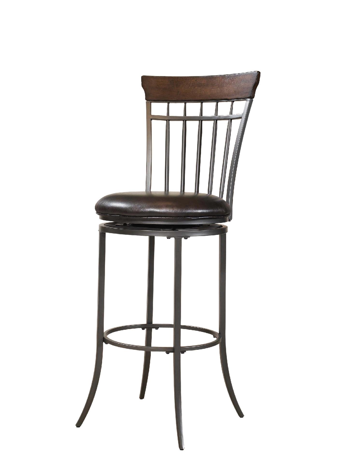Hillsdale Cameron Swivel Spindle Back Counter Stool