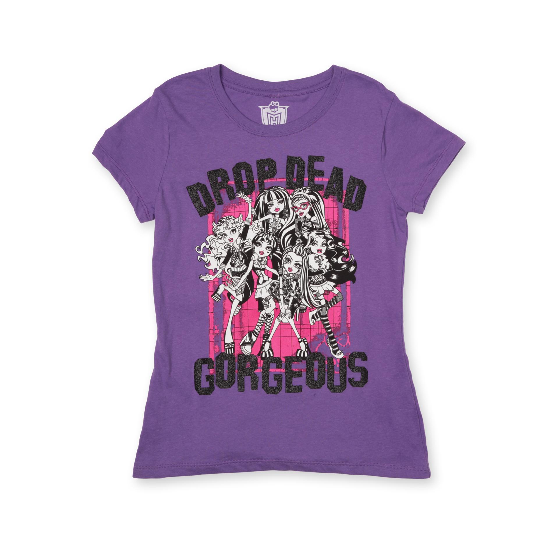 Monster High Girl's T-Shirt - Drop Dead Gorgeous