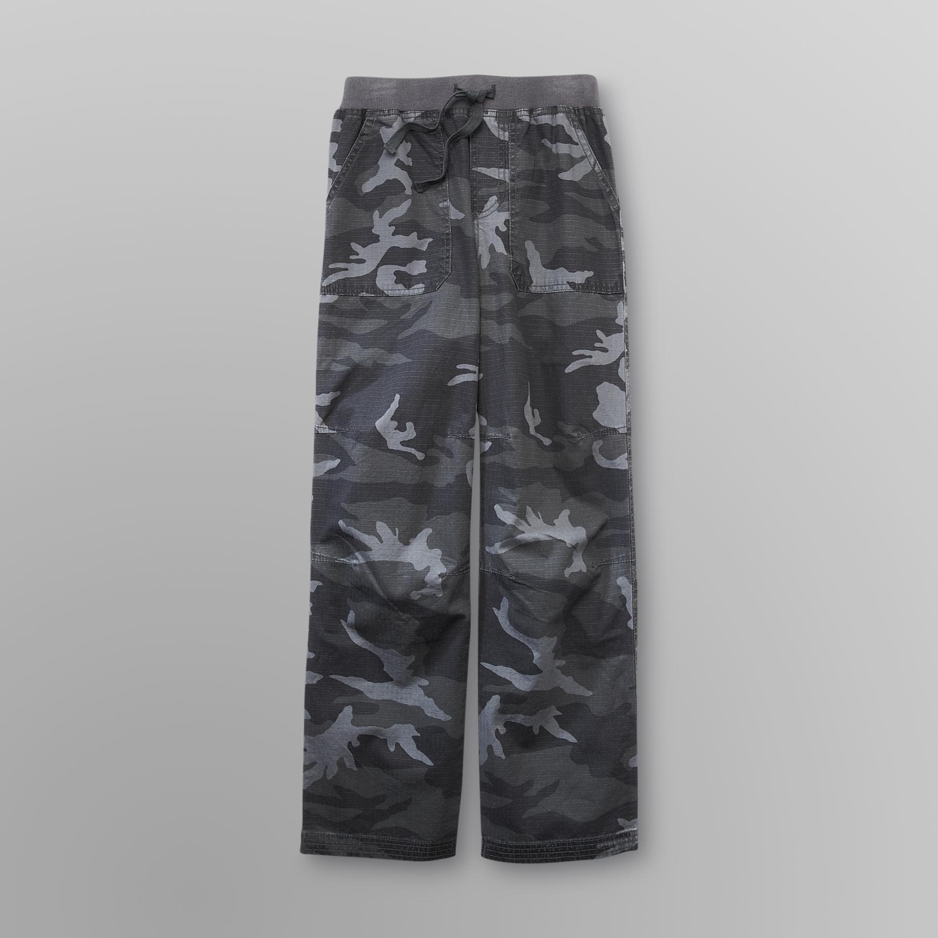 Basic Editions Boy's Ripstop Pants - Camouflage