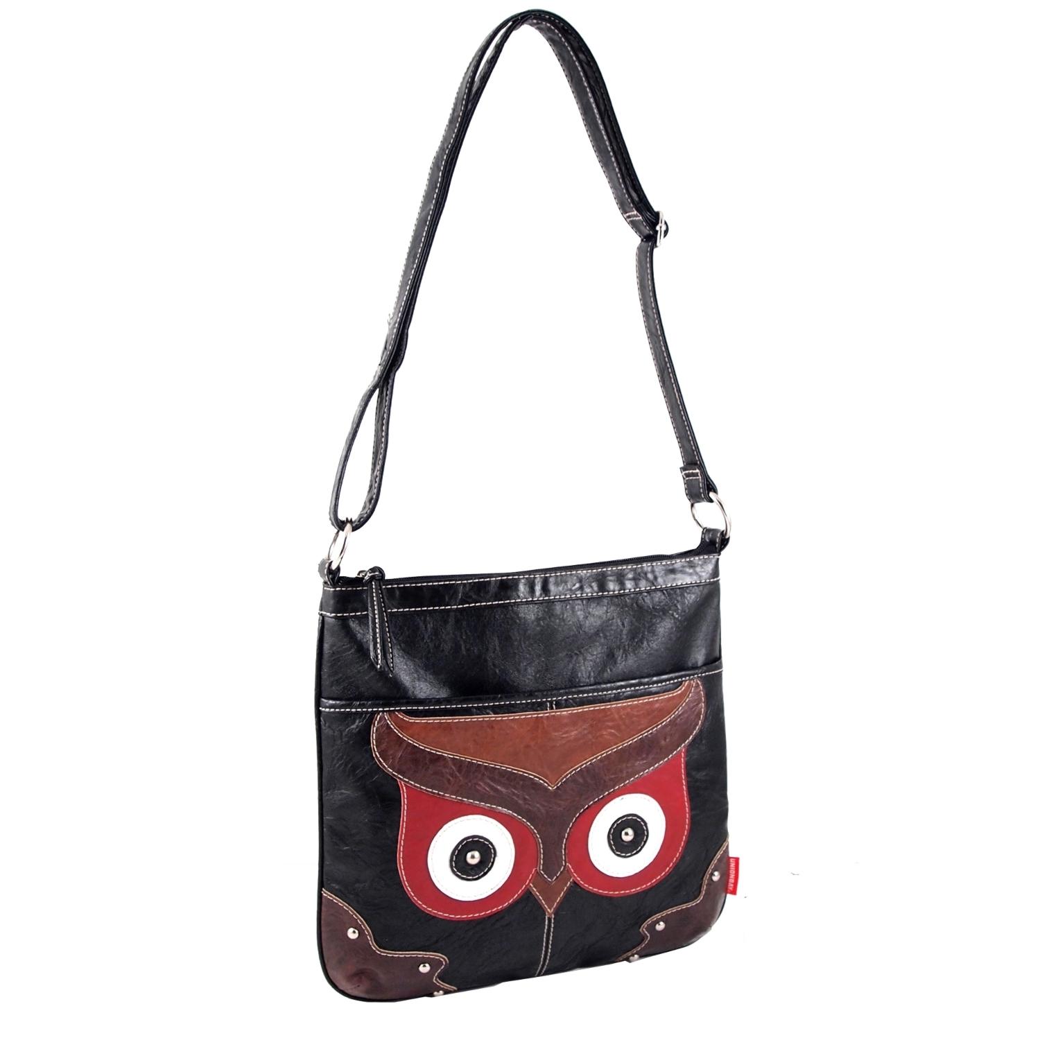 Unionbay Junior's Large Crossbody Handbag - Owl