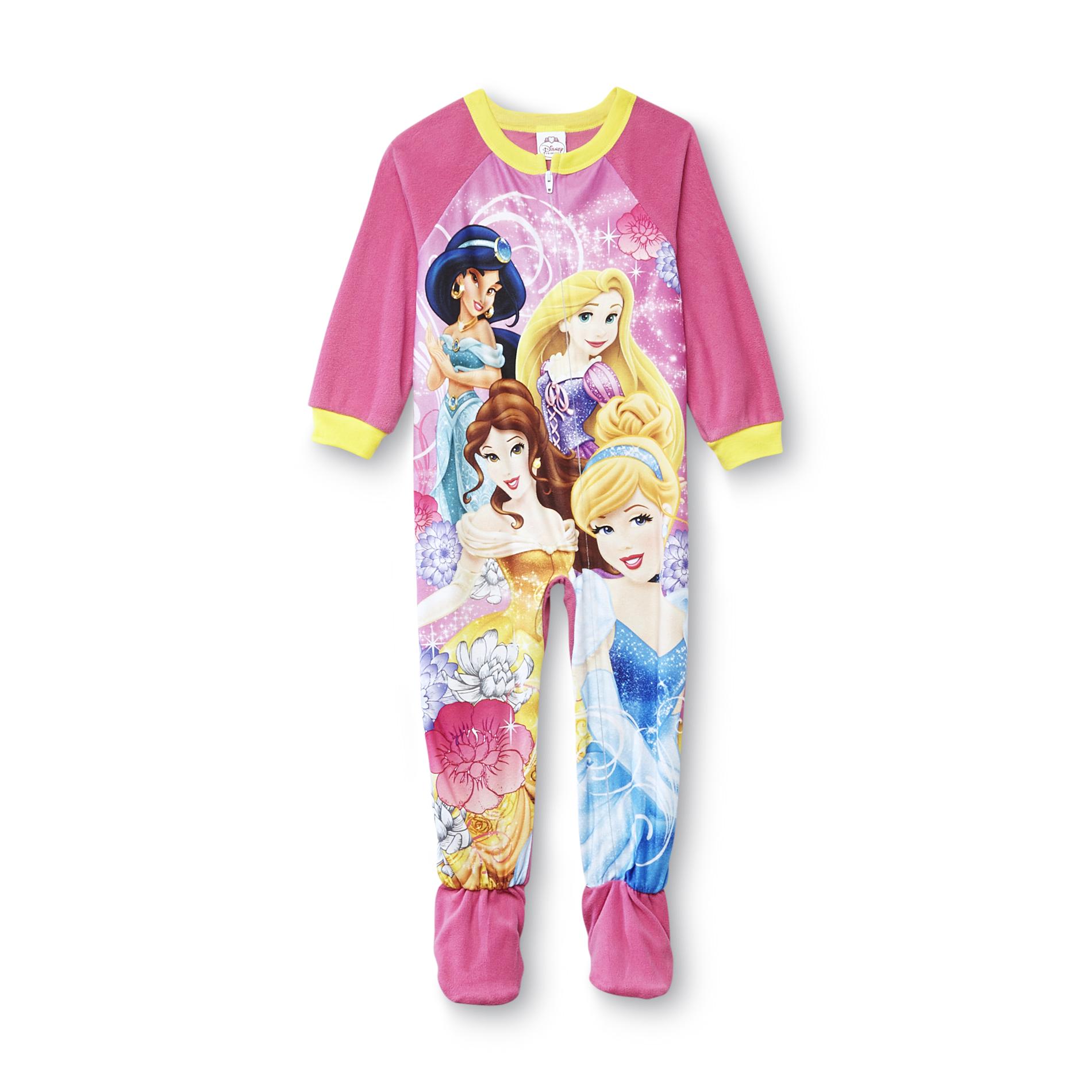 Disney Princess Infant & Toddler Girl's Fleece Sleeper Pajamas