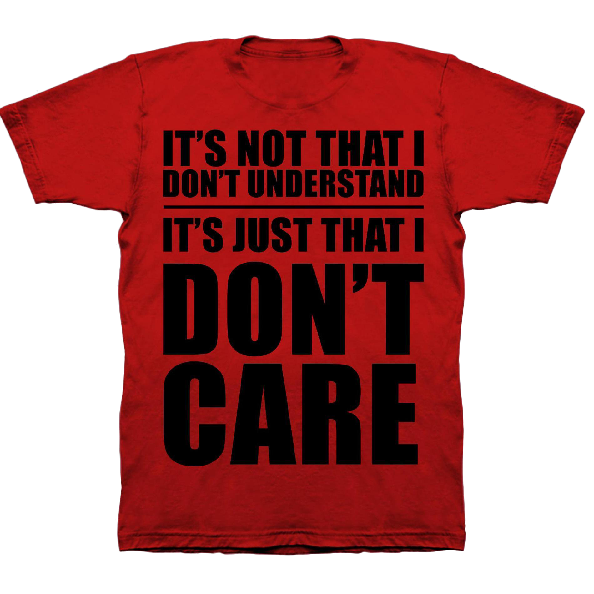Men's Big & Tall Graphic T-Shirt - I Don't Care