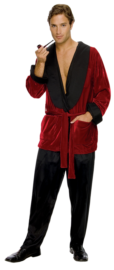 Hugh Hefner Smoking Jacket Robe Adult Playboy Costume Hefner's estate is set to auction off some of his most prized possessions, including his signature silk robe and pipe. hugh hefner smoking jacket robe adult