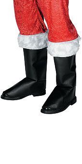 Adult Deluxe Santa Boot Covers Costume Accessory