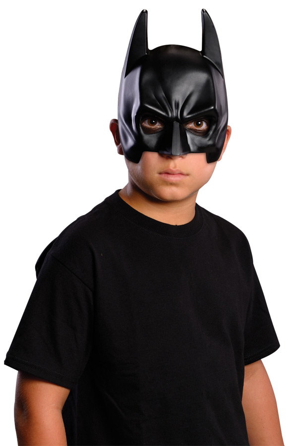 Child Batman Face Mask Costume Accessory