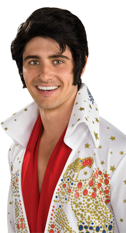 Adult Elvis Wig Costume Accessory