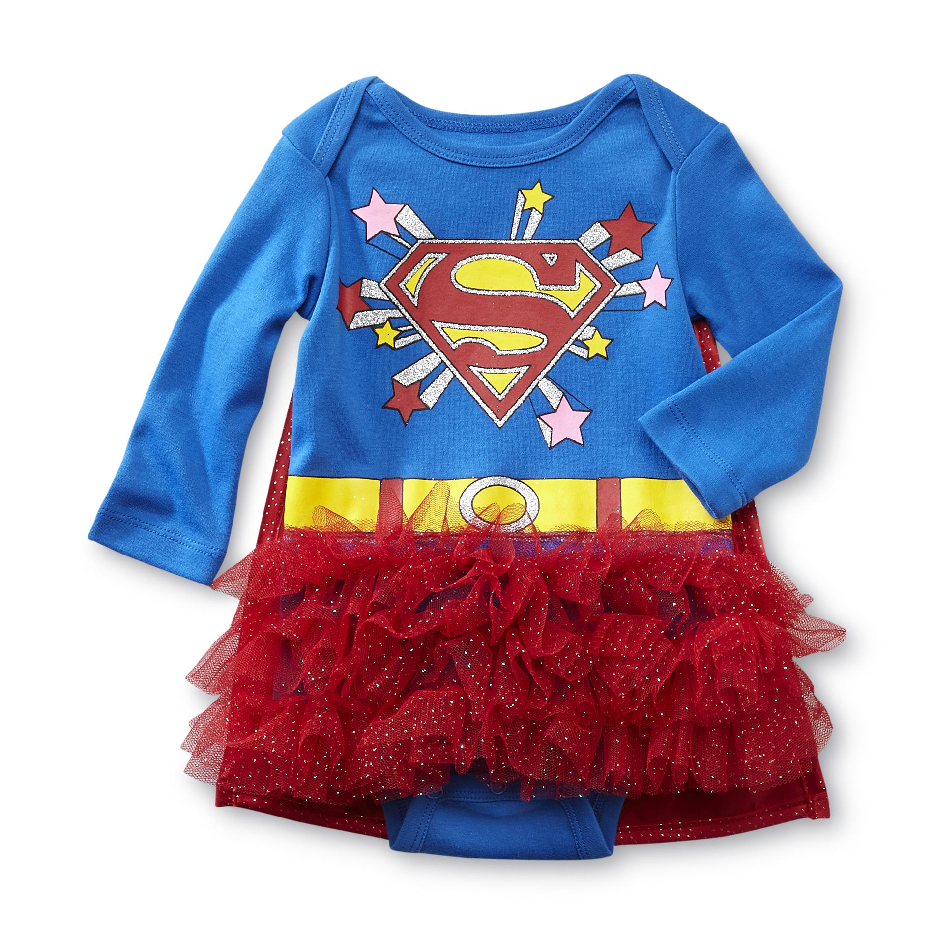 DC Comics Supergirl Infant Girl's Tutu Bodysuit