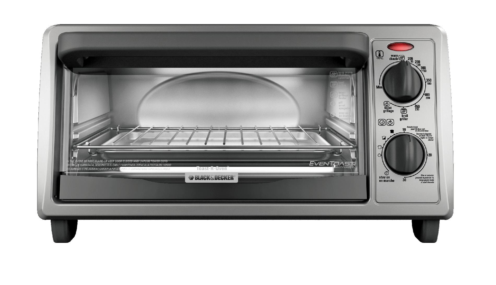 BLACK+DECKER TO1322SBD Toaster Oven, 4