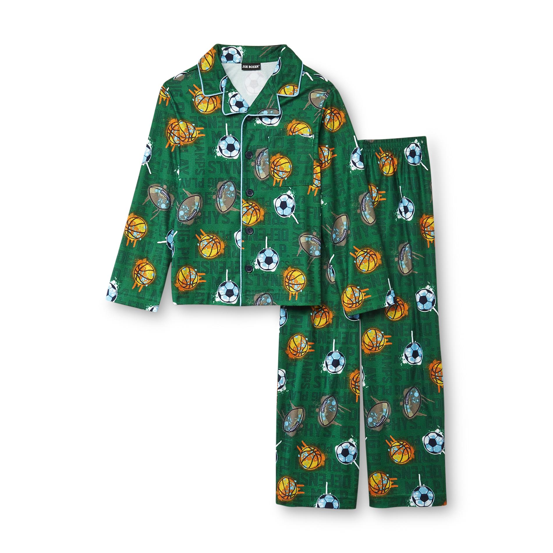 Joe Boxer Boy's Flannel Pajamas - Sports