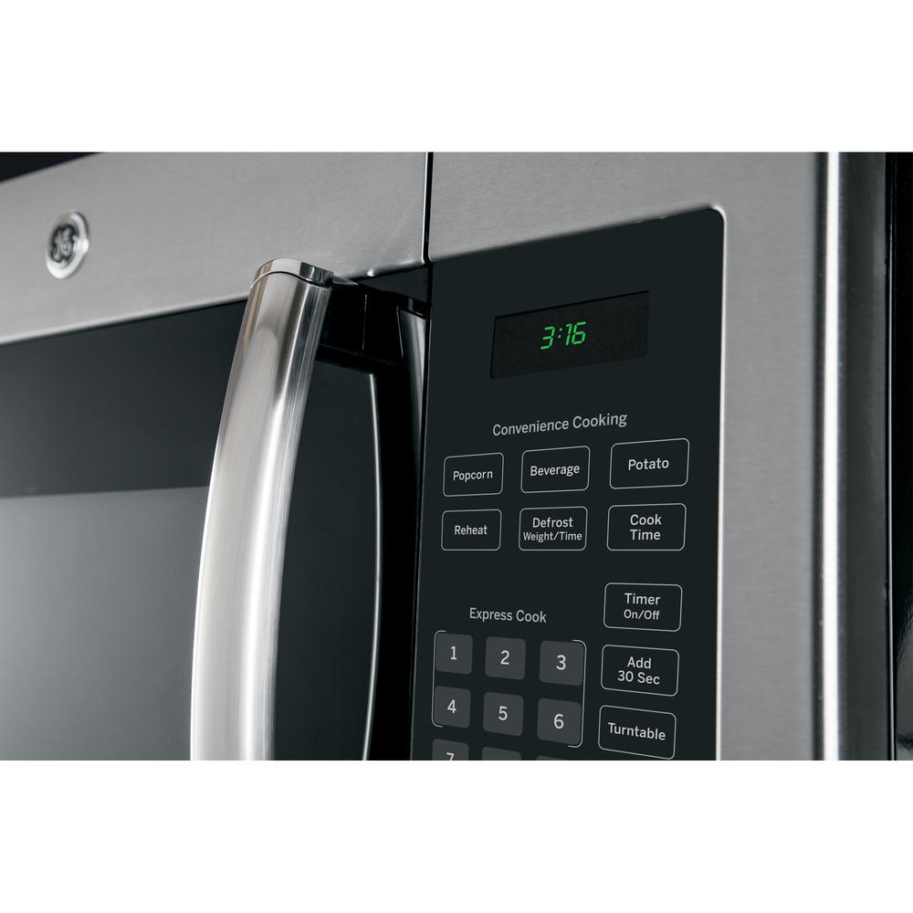 GE Appliances JVM3160RFSS 1.6 cu. ft. OvertheRange Microwave Oven