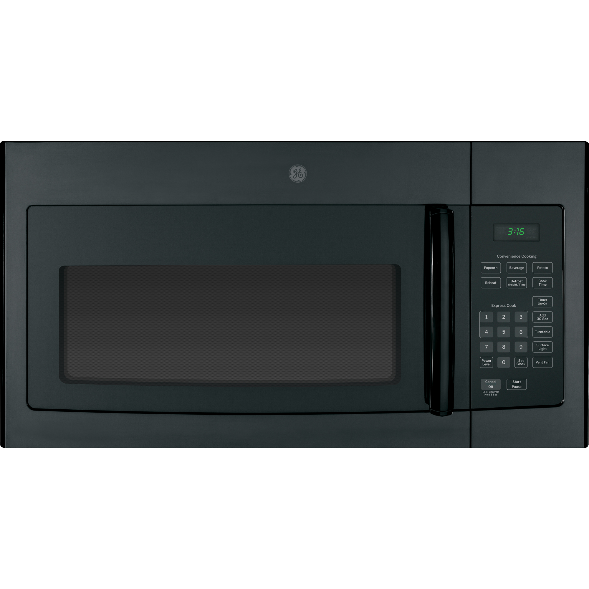 GE Appliances JVM3160DFBB 1.6 cu. ft. Over-the-Range Microwave Oven - Black
