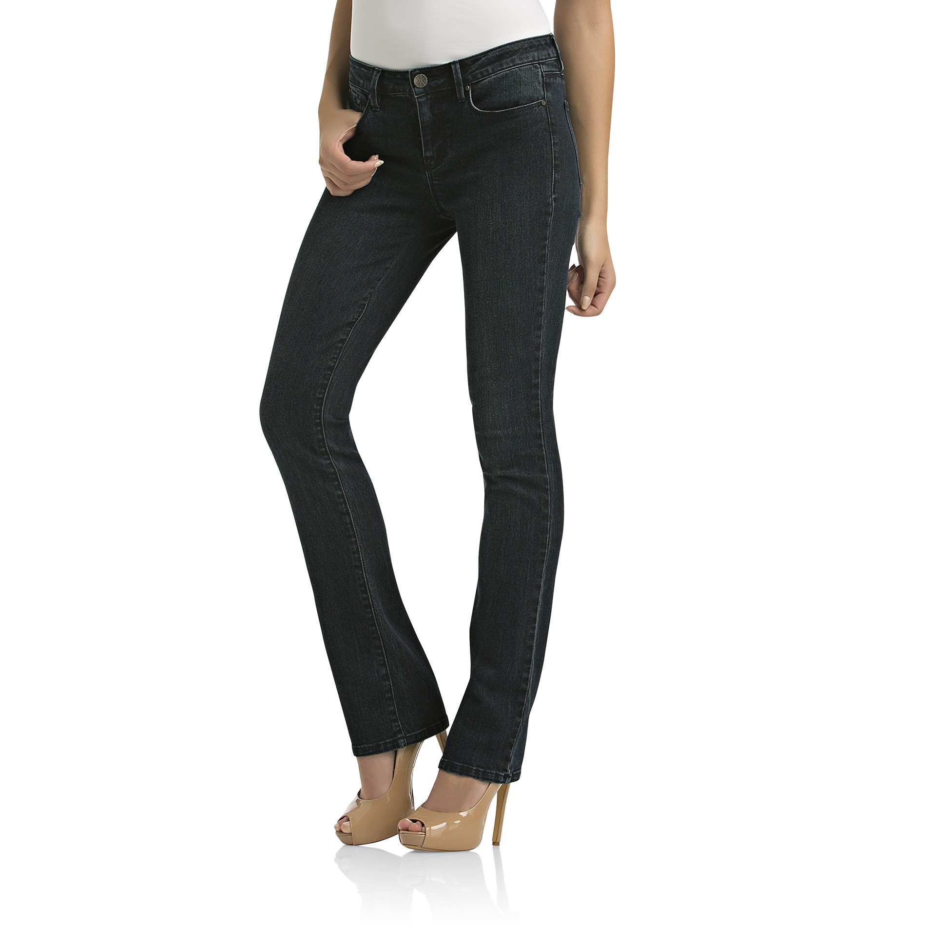 Kardashian Kollection Women's Kim Curvy Jeans Straight