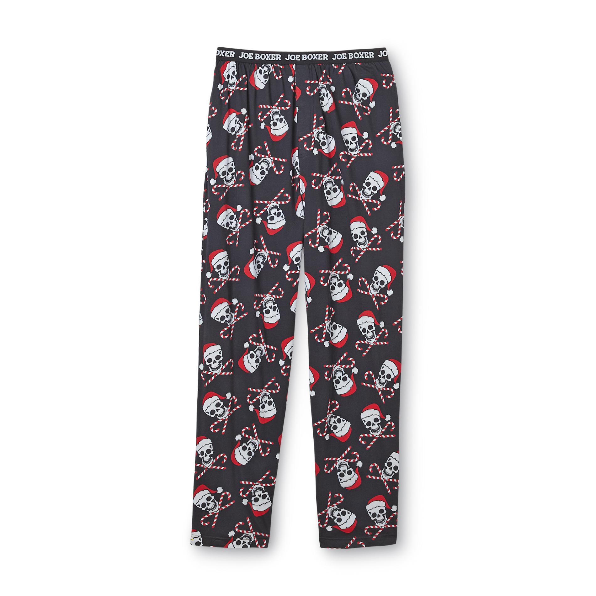 Joe Boxer Men's Pajama Pants Christmas Skulls