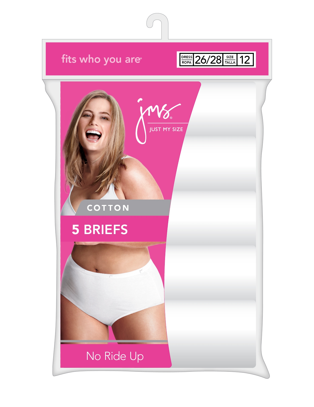 Hanes Women's Underwear 6 Pack Cotton Hi-Cuts Multicolored
