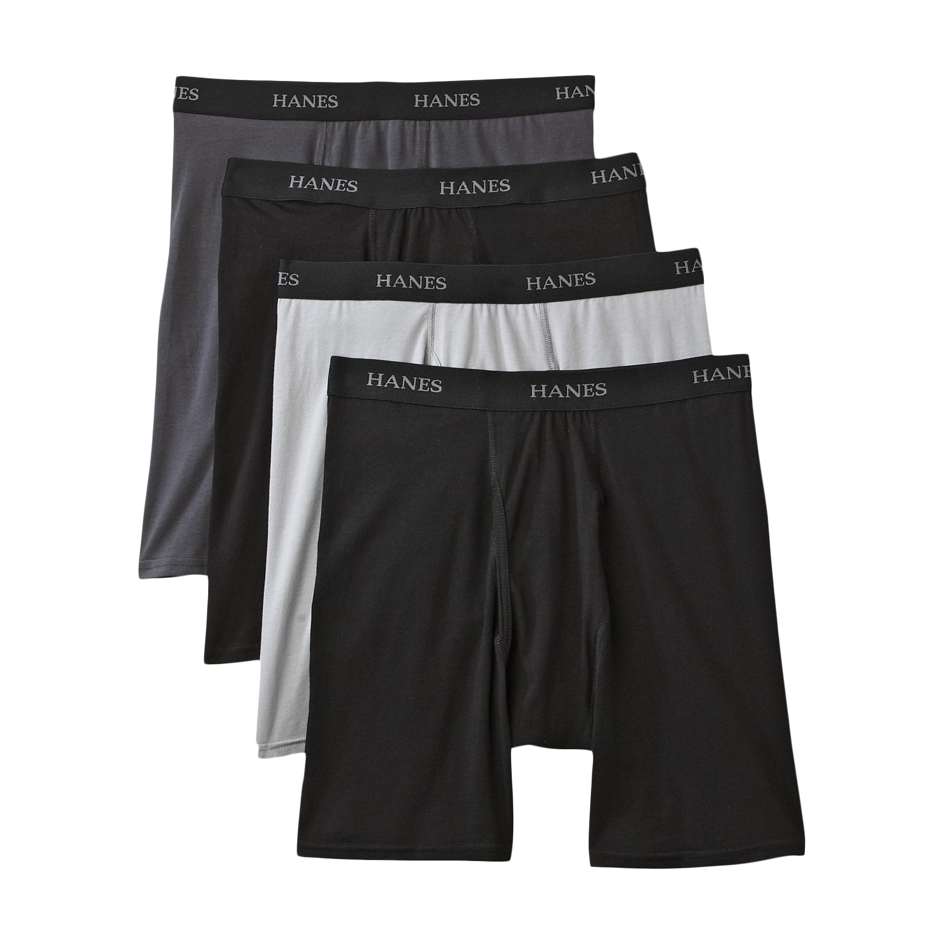Hanes 4-Pack Men's Stretch Boxer Briefs - Extra Long