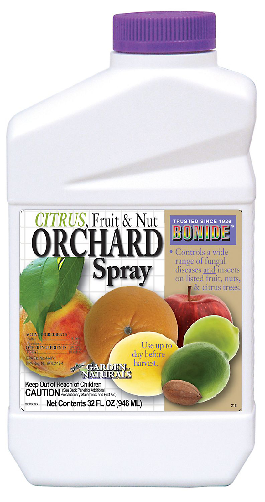 Bonide BND218 Citrus Fruit & Nut Orchard Spray Concentrate quart