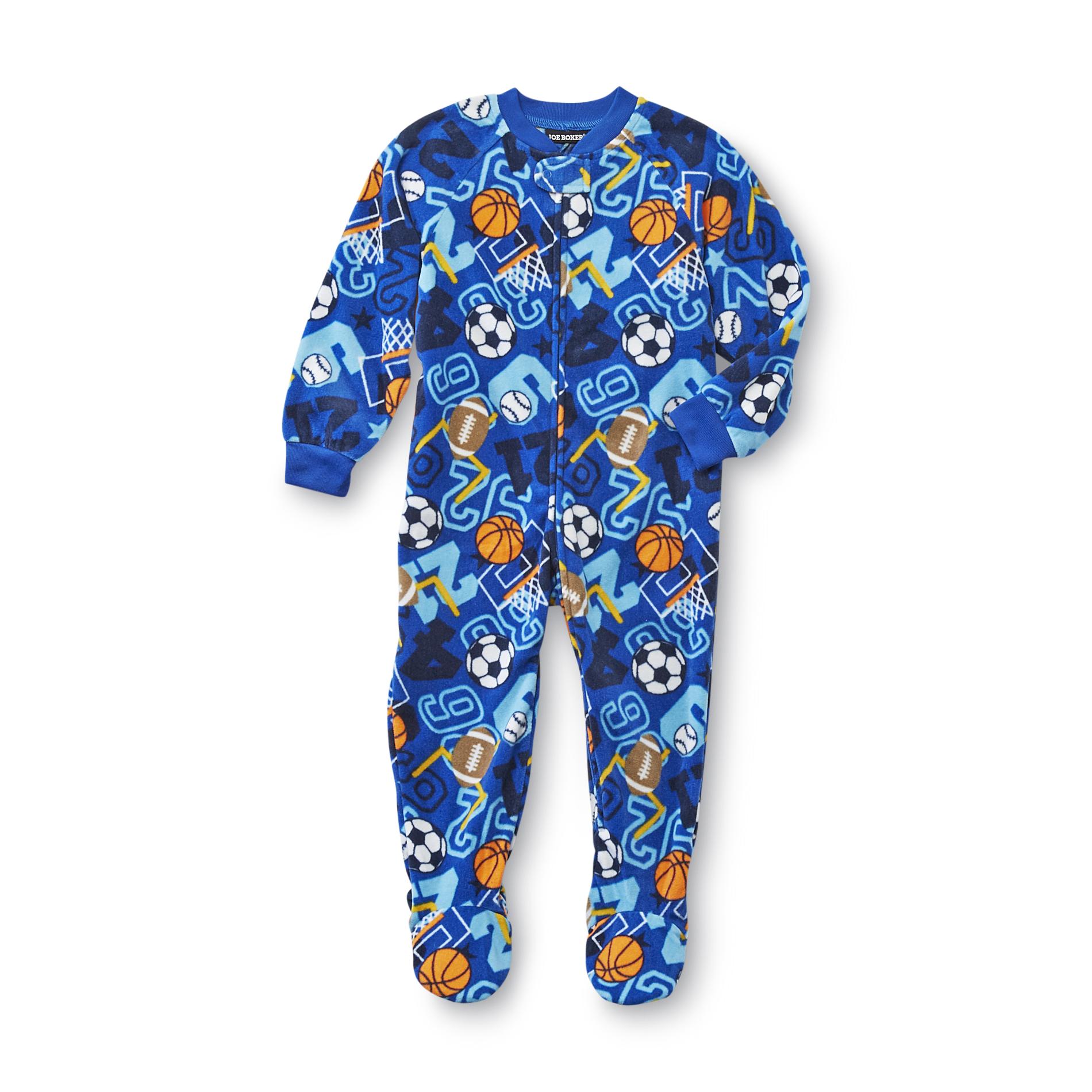 Joe Boxer Infant & Toddler Boy's Footed Blanket Sleeper Pajamas - Sports