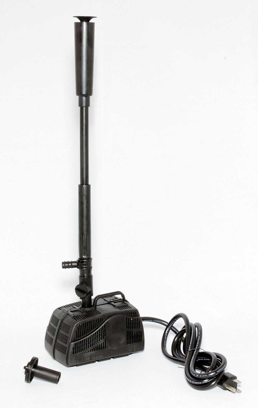 Koolscapes Pond Jet 200 GPH Pond Pump with fountain heads, diverter and