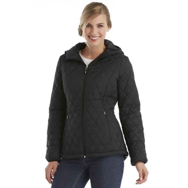 ZeroXposur Women's Hooded Quilted Puffer Jacket