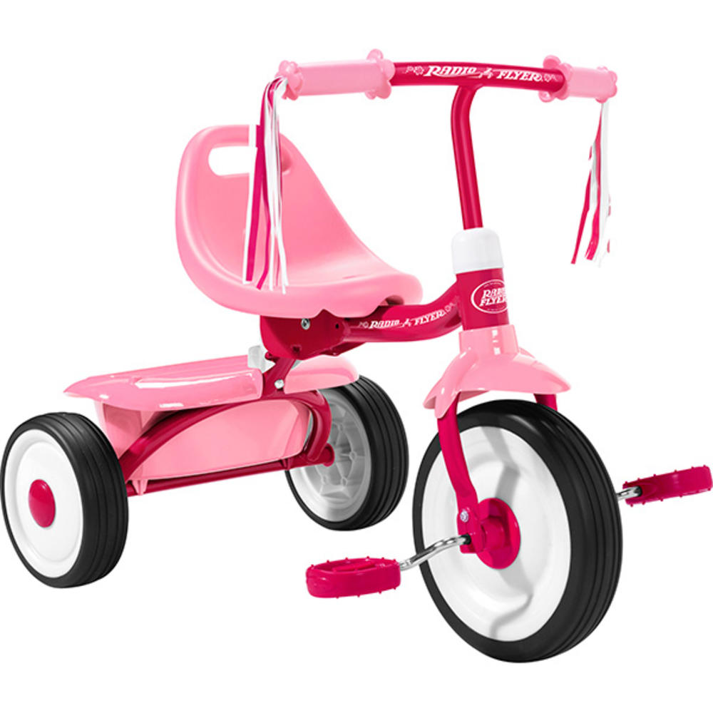 Radio Flyer Little Miss Flyer Fold-2-Go Tricycle - Pink