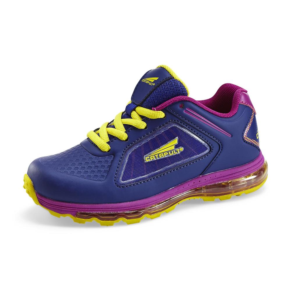CATAPULT Girl's Chase Purple/Yellow Low-Top Athletic Shoes