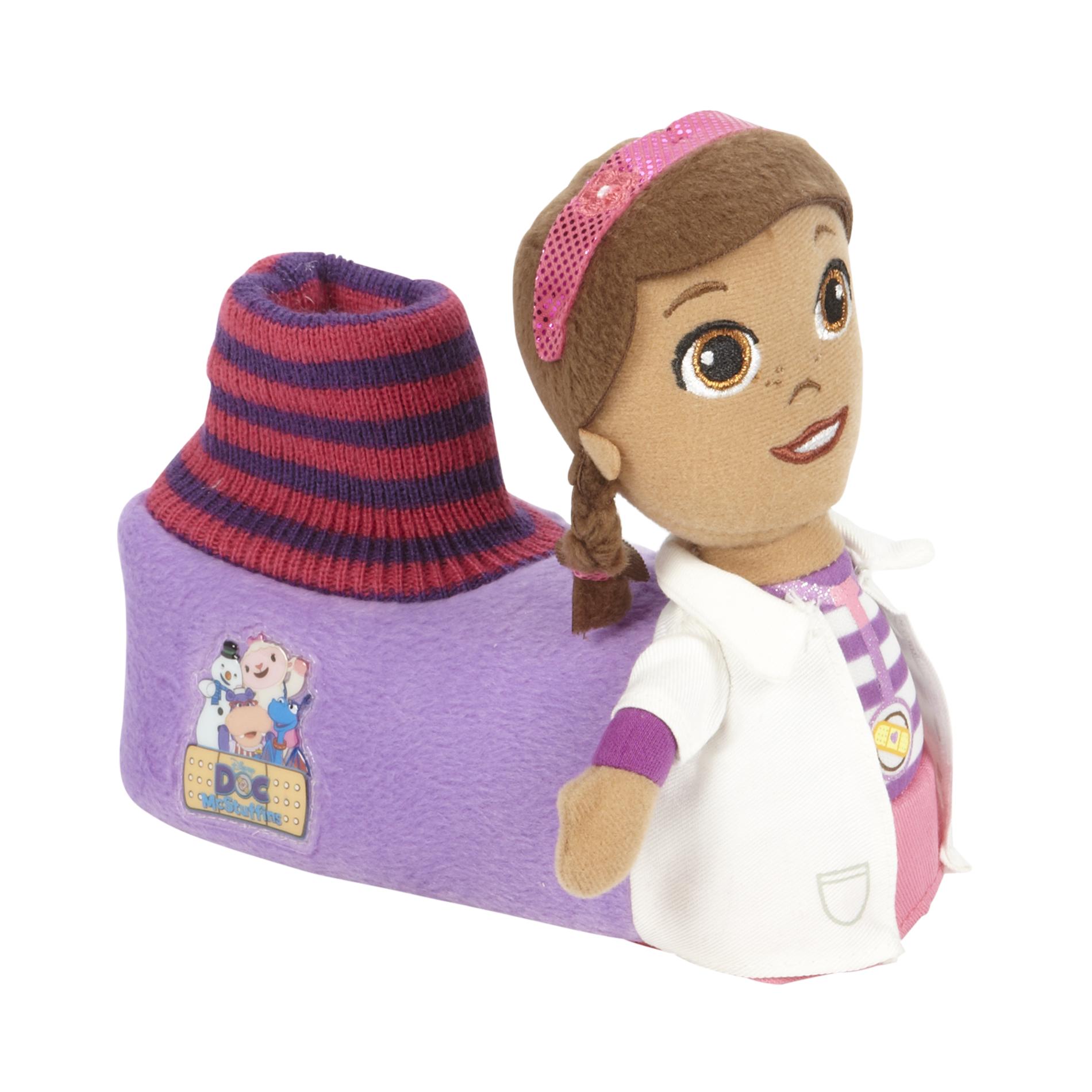 Disney Toddler Girl's Socktop Slipper Doc McStuffins - Purple