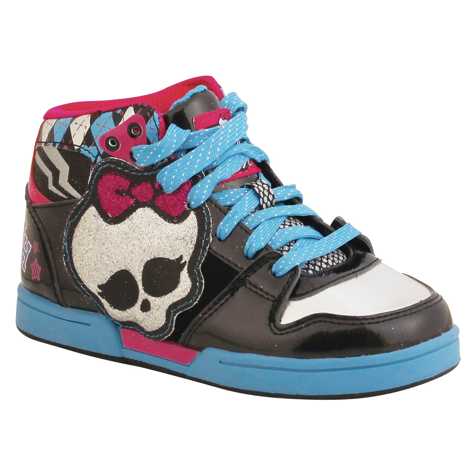 Monster High  Girl's Skully Athletic Shoe - Black Multi