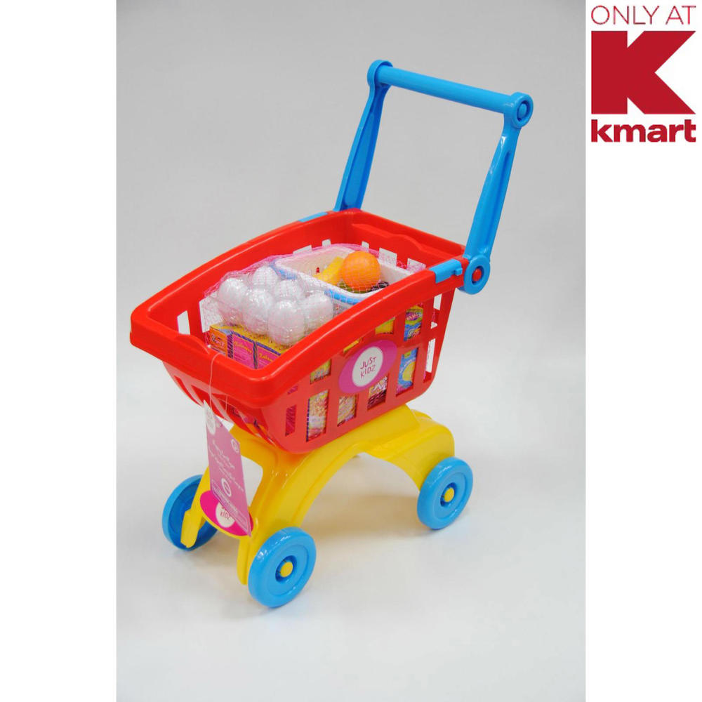 Just Kidz Shopping Cart Play Set &#8211; Red
