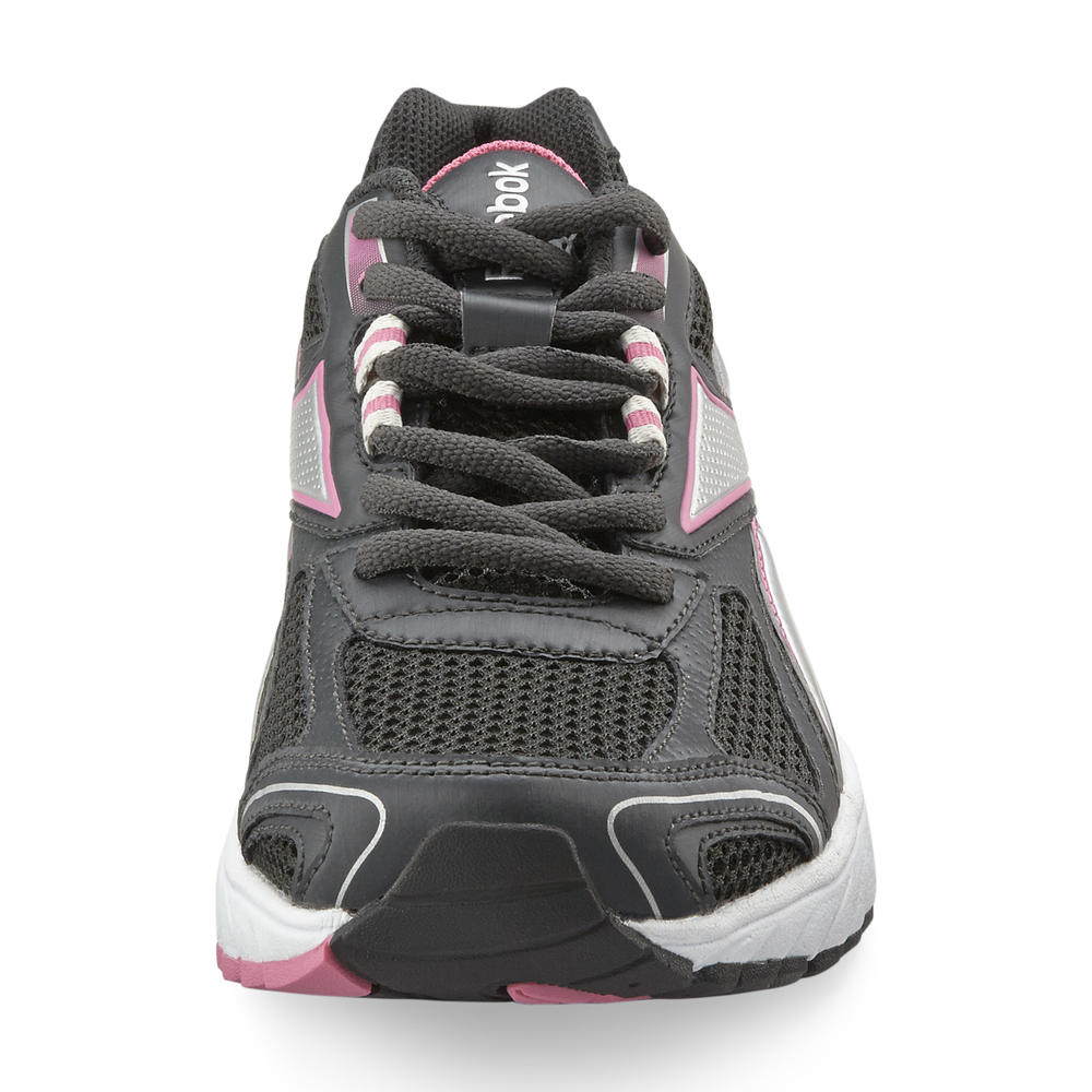 Reebok Women's Pheehan Running Athletic Shoe - Black/Pink Wide Width