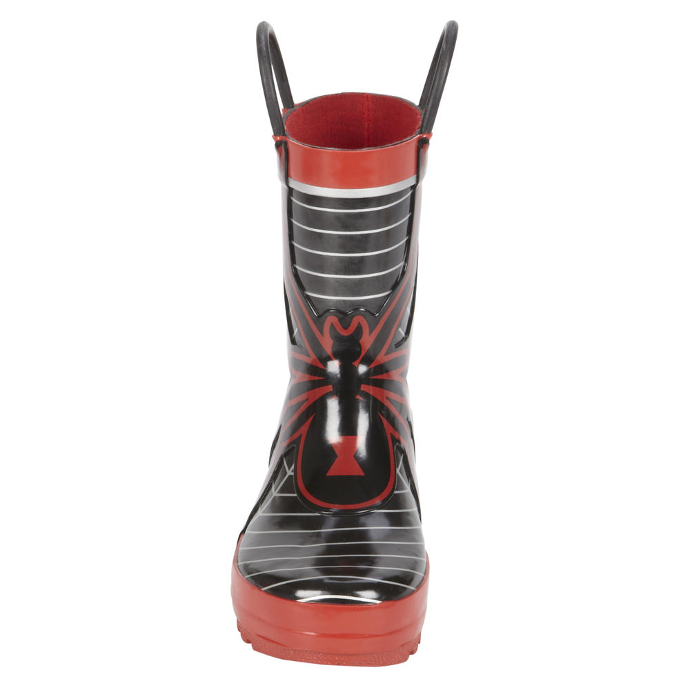 Western Chief Boy's Toddler/Youth Spiderweb Rain Boot - Red