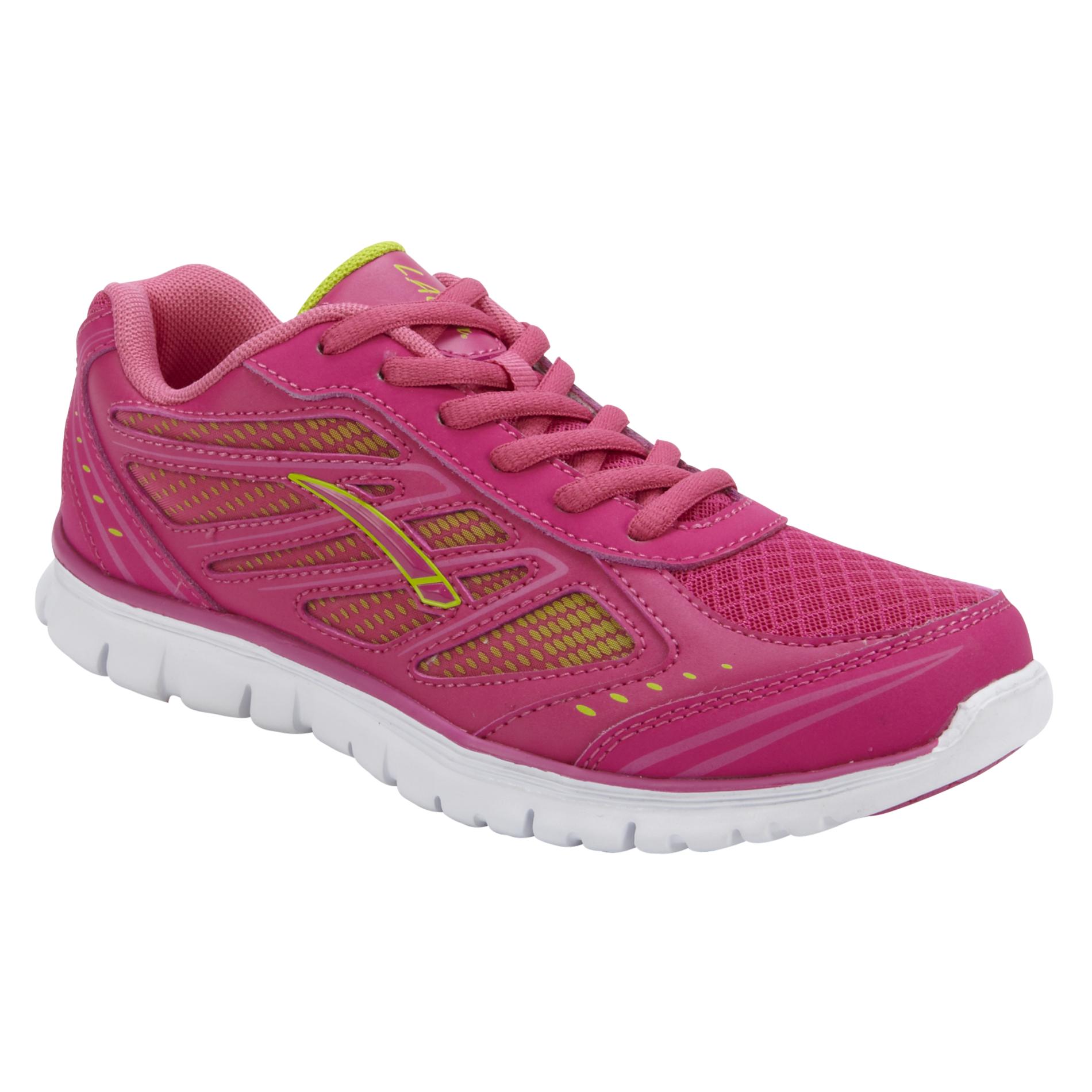 LA Gear Women's Lightning Running Athletic Shoe - Pink/Lime