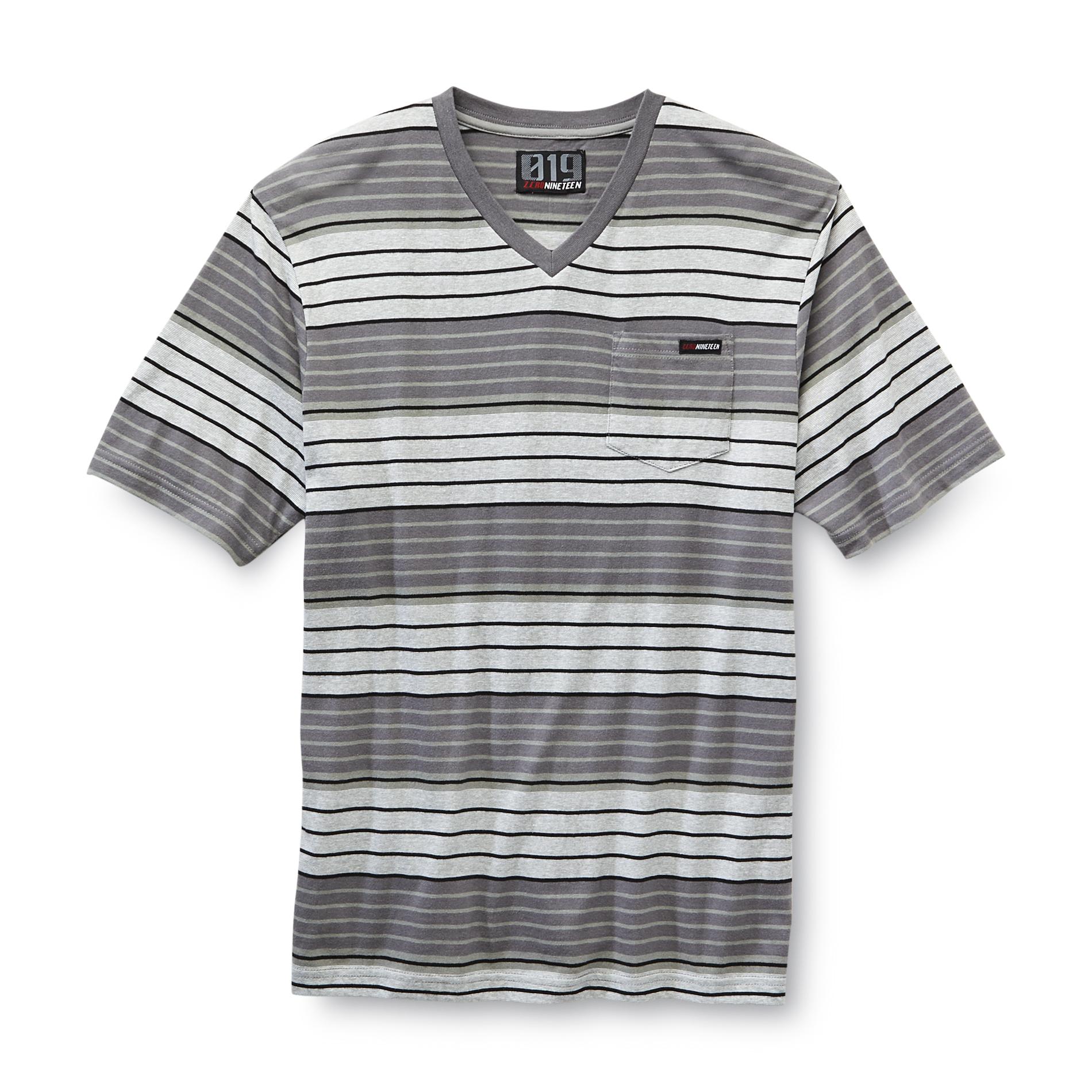 Zero Nineteen Men's Pocket T-Shirt - Striped
