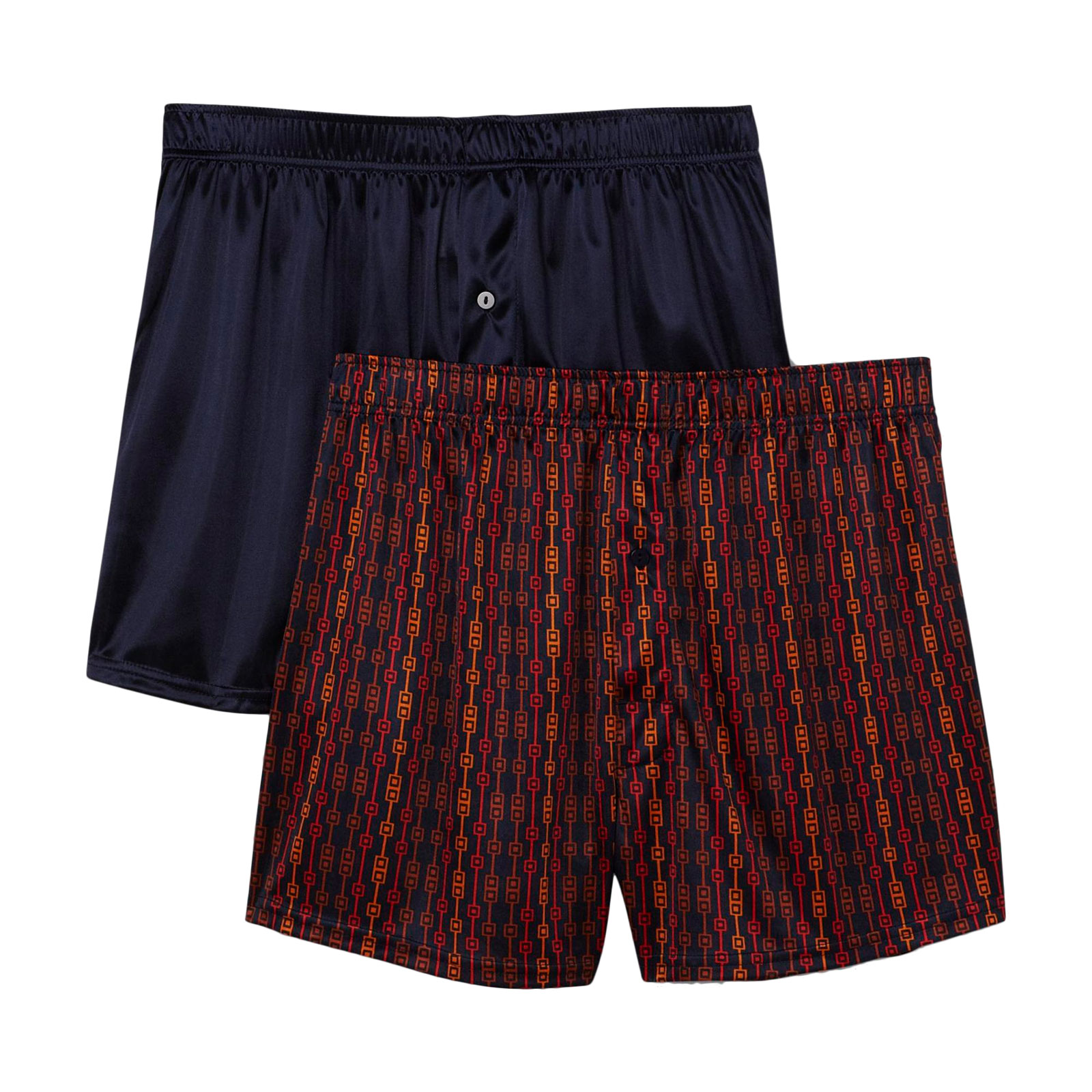 Covington Men's Satin Boxer Shorts 2 Pack