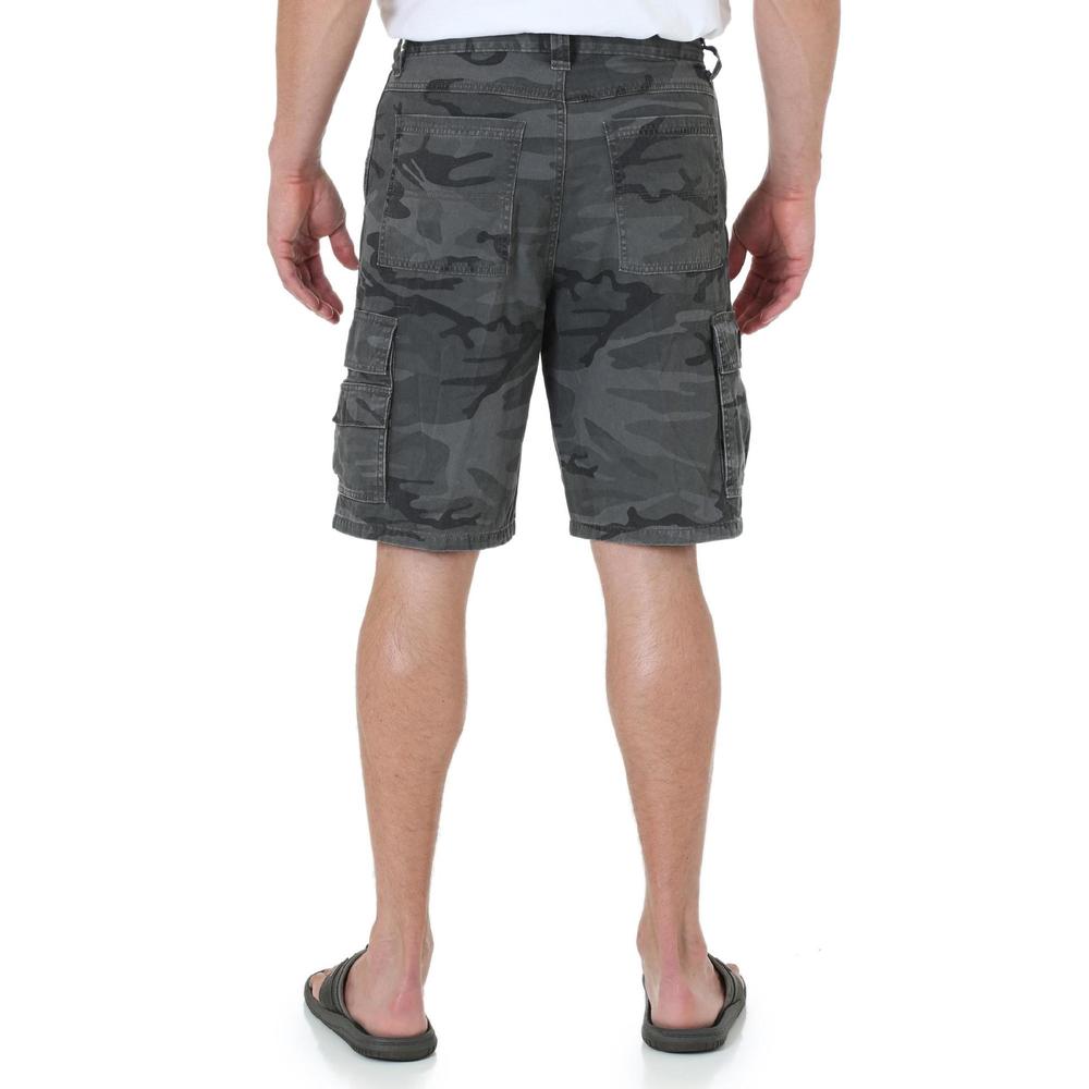 Wrangler Men's Big & Tall Twill Cargo Shorts - Camo