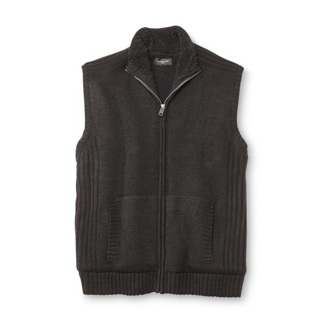 Attention Men's FullZip Sweater Vest