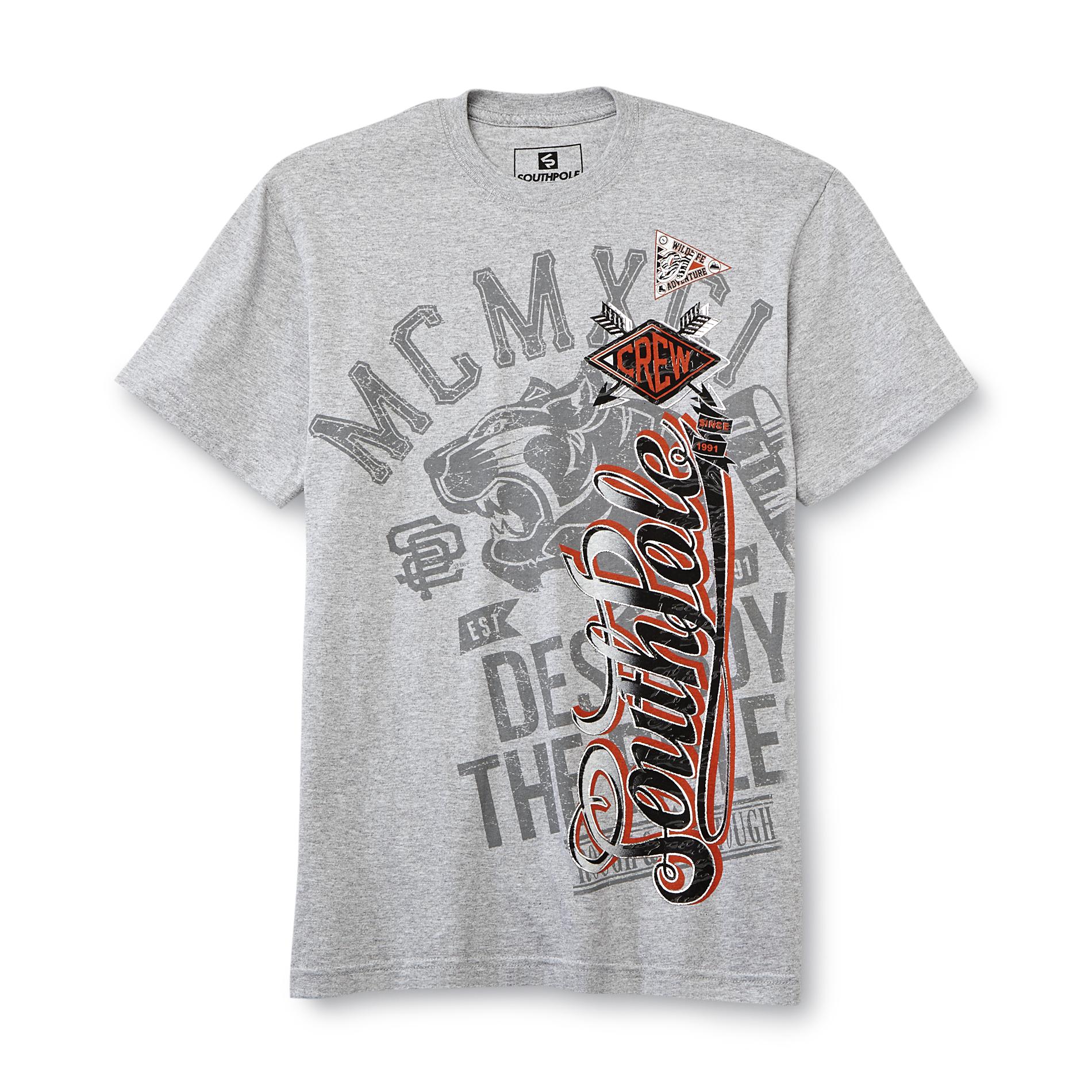 Southpole Men's Graphic T-Shirt - Wildcat