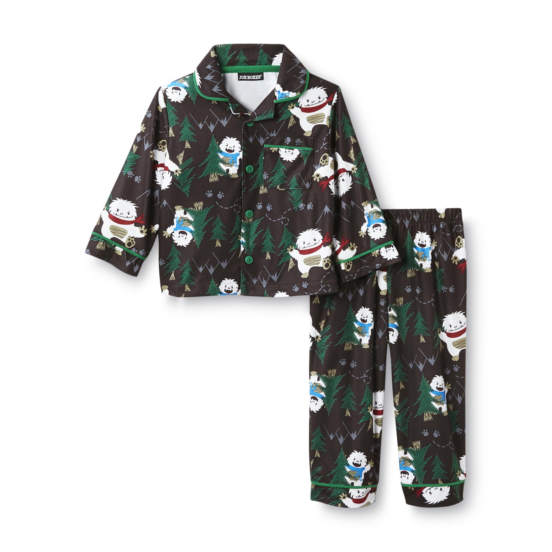Joe Boxer Infant & Toddler Boy's Flannel Pajamas - Snow Monster