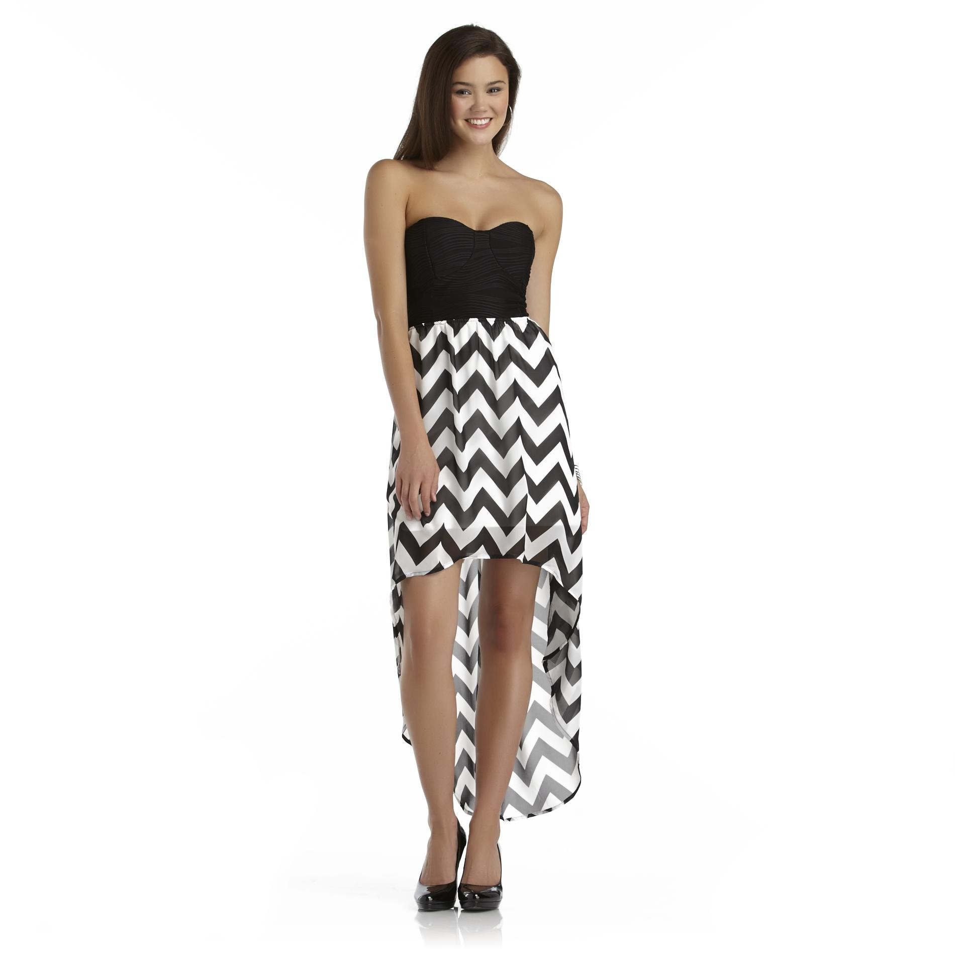 black and white dresses juniors